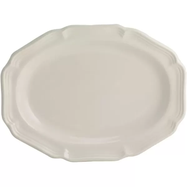 Mikasa French Countryside Round Serving Platter, 12-Inch White
