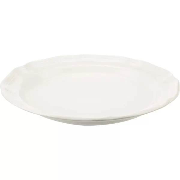 Mikasa French Countryside Round Serving Platter, 12-Inch White