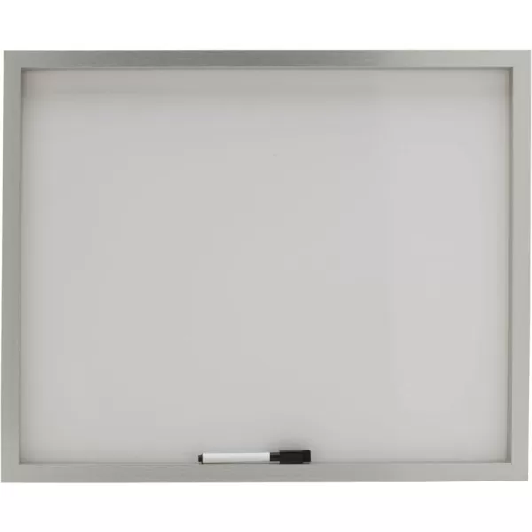 Mikasa Gold Framed Calendar White Cork Board Combo, Includes 5 Tacks and 1 Marker, 24x19