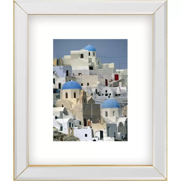 Mikasa Gold Mirrored 16x20 Matted to 11x14 Picture Frames, Horizontal or Vertica Display