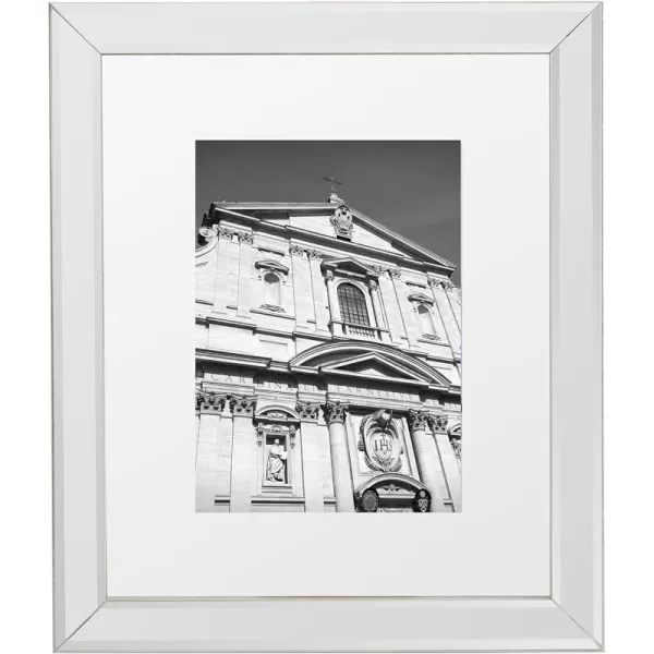 Mikasa Gold Mirrored 16x20 Matted to 11x14 Picture Frames, Horizontal or Vertica Display
