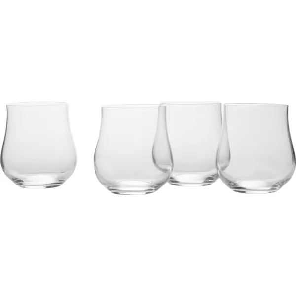 Mikasa Grace Set of 4 Champagne Flutes, 8-Ounce, Clear