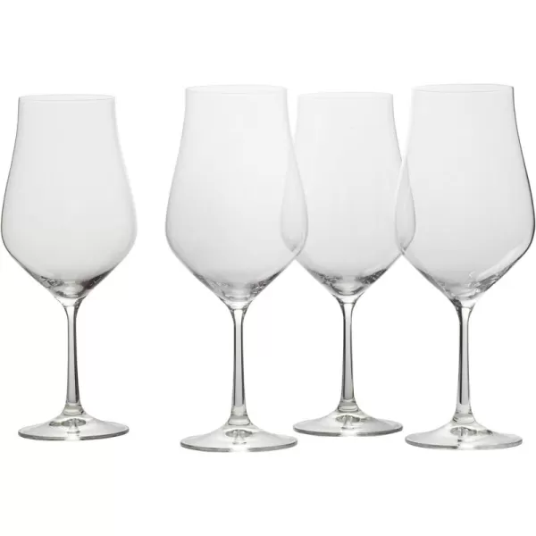 Mikasa Grace Set of 4 Champagne Flutes, 8-Ounce, Clear