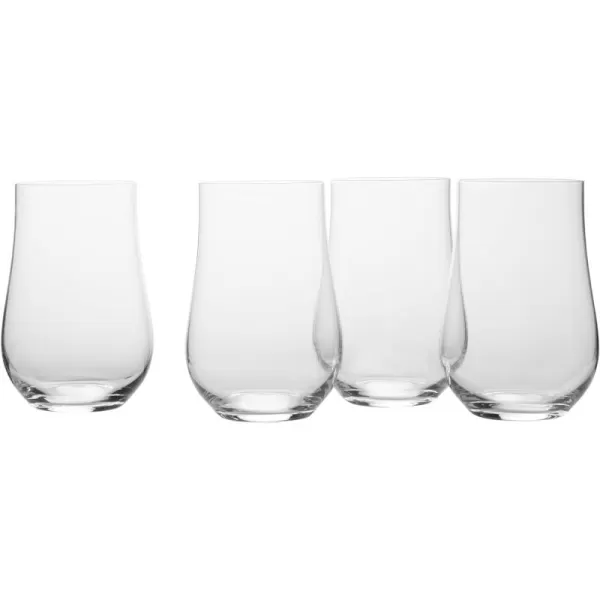 Mikasa Grace Set of 4 Champagne Flutes, 8-Ounce, Clear