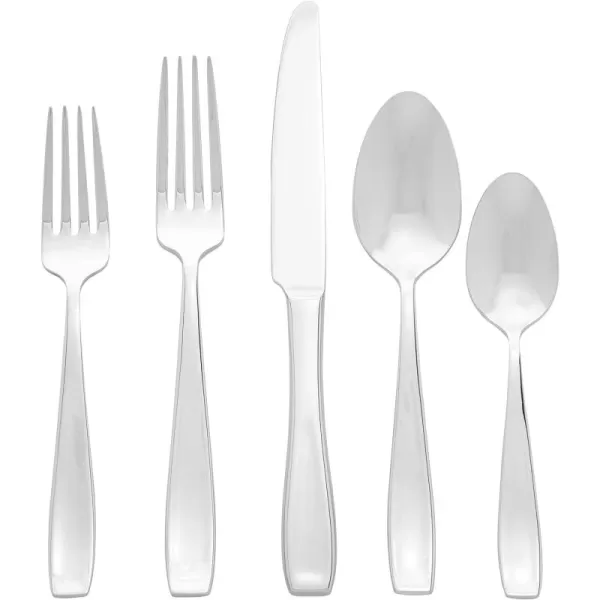 Mikasa Kyler Flatware, 20-Piece Set, Service for 4, Stainless Steel
