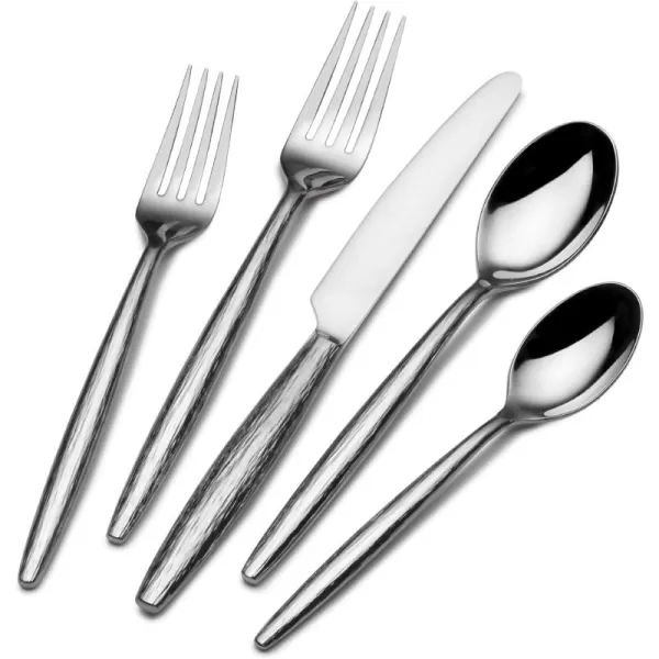 Mikasa Kyler Flatware, 20-Piece Set, Service for 4, Stainless Steel