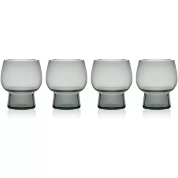 Mikasa Phoebe Double Old Fashioned Beverage, Set of 4, Blue