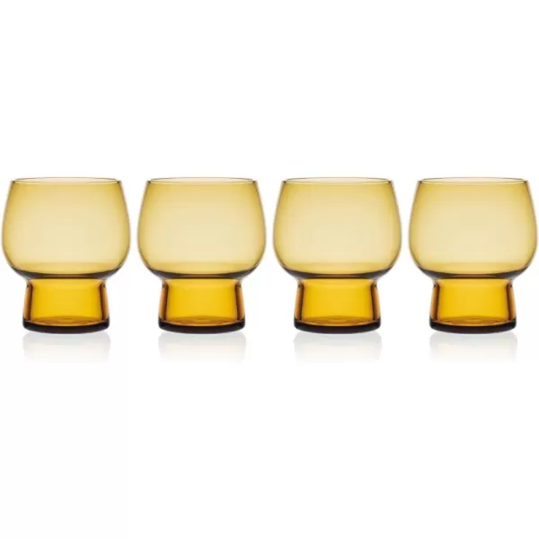 Mikasa Phoebe Double Old Fashioned Beverage, Set of 4, Blue