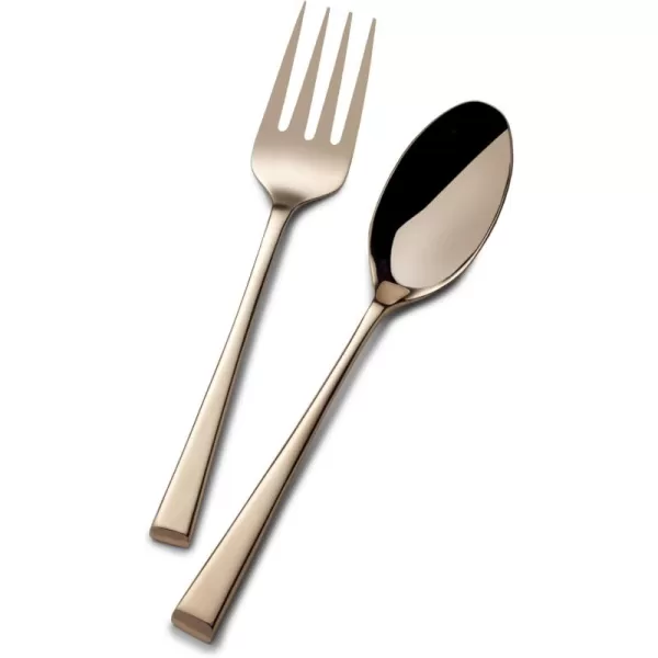 Mikasa Serena 2-Piece Stainless Steel Salad Serving Set
