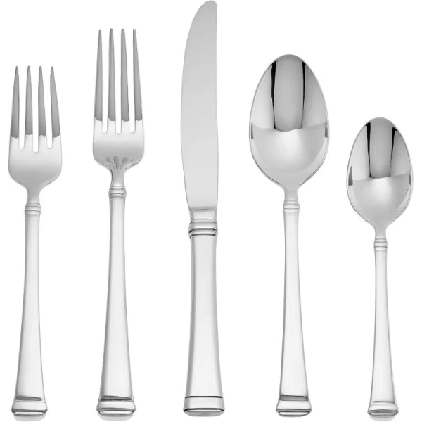 Mikasa Zena Flatware, 45 Piece Set, Silver
