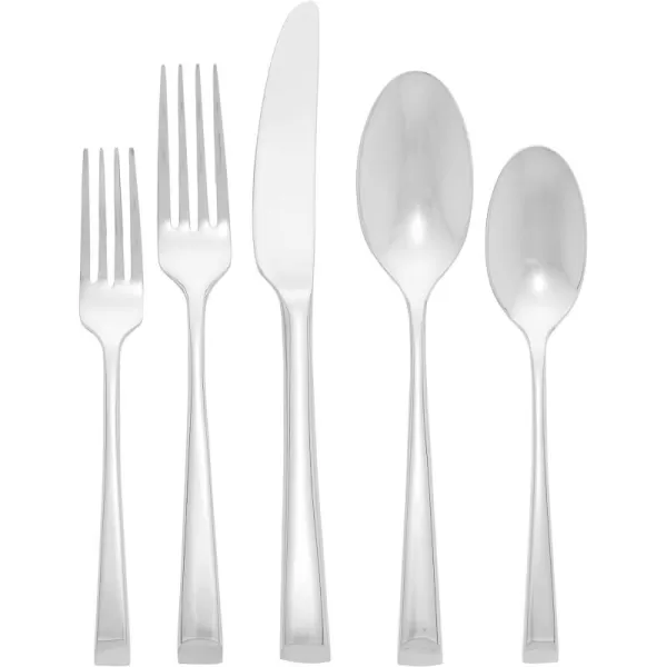 Mikasa Zena Flatware, 45 Piece Set, Silver