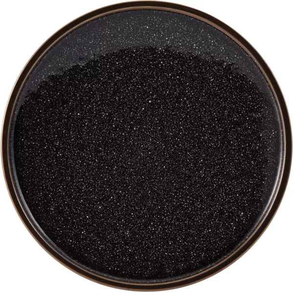 Mikasa Barrett 16 Piece Dinnerware Set, Service For 4, Black