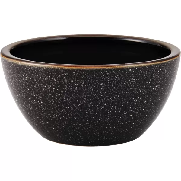 Mikasa Barrett 16 Piece Dinnerware Set, Service For 4, Black