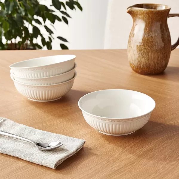 Mikasa Italian Countryside Gravy Boat and Saucer Set, White - DD900-742