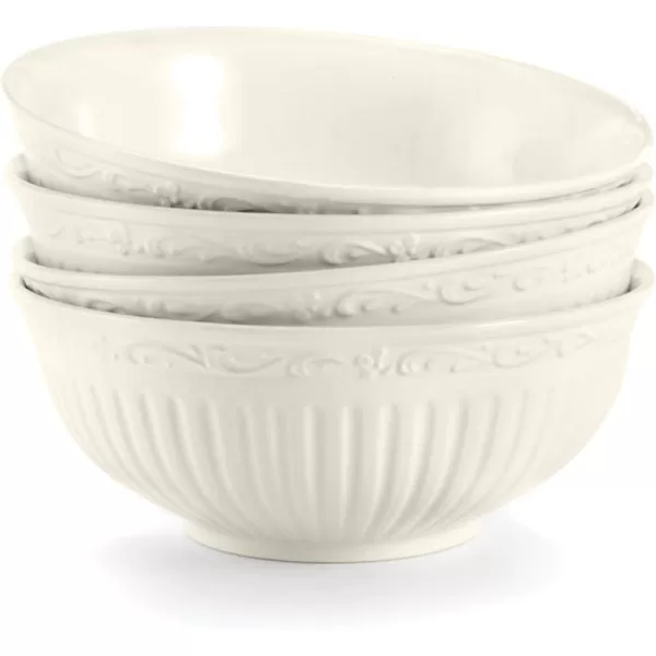 Mikasa Italian Countryside Gravy Boat and Saucer Set, White - DD900-742