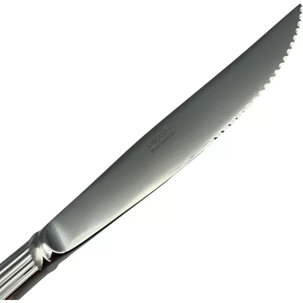 Mikasa Italian Countryside 18/10 Stainless Steel Steak Knife, Set of 4