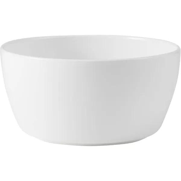 Mikasa Sloane Bone China Lightweight Chip Resistant 16 Piece Dinnerware Set, Service for 4, White