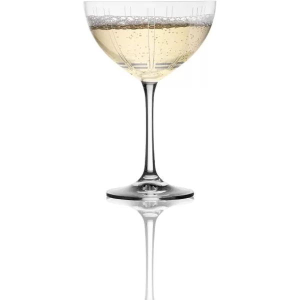 Mikasa Berlin Champagne Glass, 4 Count , Clear