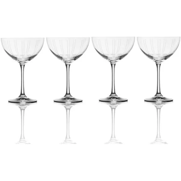 Mikasa Berlin Champagne Glass, 4 Count , Clear