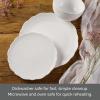 imageMikasa Abigail Bone China Lightweight Chip Resistant 12 Piece Dinnerware Set Service for 4 White