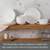 imageMikasa Abigail Bone China Lightweight Chip Resistant 12 Piece Dinnerware Set Service for 4 White