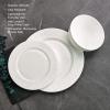 imageMikasa Bentlee Bone China Lightweight Chip Resistant 12 Piece Dinnerware Set Service for 4 WhiteHaven