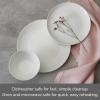 imageMikasa Bentlee Bone China Lightweight Chip Resistant 12 Piece Dinnerware Set Service for 4 WhiteKyler