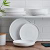 imageMikasa Bentlee Bone China Lightweight Chip Resistant 12 Piece Dinnerware Set Service for 4 WhiteMarion