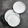 imageMikasa Bentlee Bone China Lightweight Chip Resistant 12 Piece Dinnerware Set Service for 4 WhiteMarion