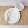 imageMikasa Bentlee Bone China Lightweight Chip Resistant 12 Piece Dinnerware Set Service for 4 WhiteShay