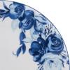 imageMikasa Darcy Bone China Lightweight Chip Resistant 12 Piece Dinnerware Set Service for 4Blue and White