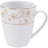 imageMikasa Floral Metallic Gold 32 Piece Dinnerware Set Service For 8 White