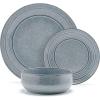 imageMikasa Jensen 12 Piece Dinnerware Bowl Set Service for 4 Multicolored