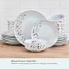 imageMikasa Kalina Metallic 24 Piece Dinnerware Set Service for 8