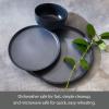 imageMikasa Mayer 12 Piece Dinnerware Set Service for 4 Gray