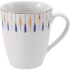 imageMikasa Starburst Metallic Gold 32 Piece Dinnerware Set Service For 8 White