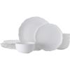 imageMikasa Abigail Bone China Lightweight Chip Resistant 12 Piece Dinnerware Set Service for 4 White