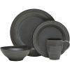 imageMikasa Swirl Speckle 16 Piece Dinnerware Set Service for 4 Graphite