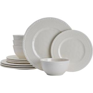 imageMikasa Italian Countryside 12 Piece Melamine Outdoor Dinnerware Set Service for 4
