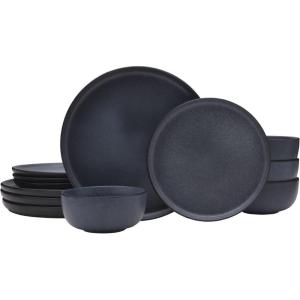 imageMikasa Mayer 12 Piece Dinnerware Set Service for 4 Gray