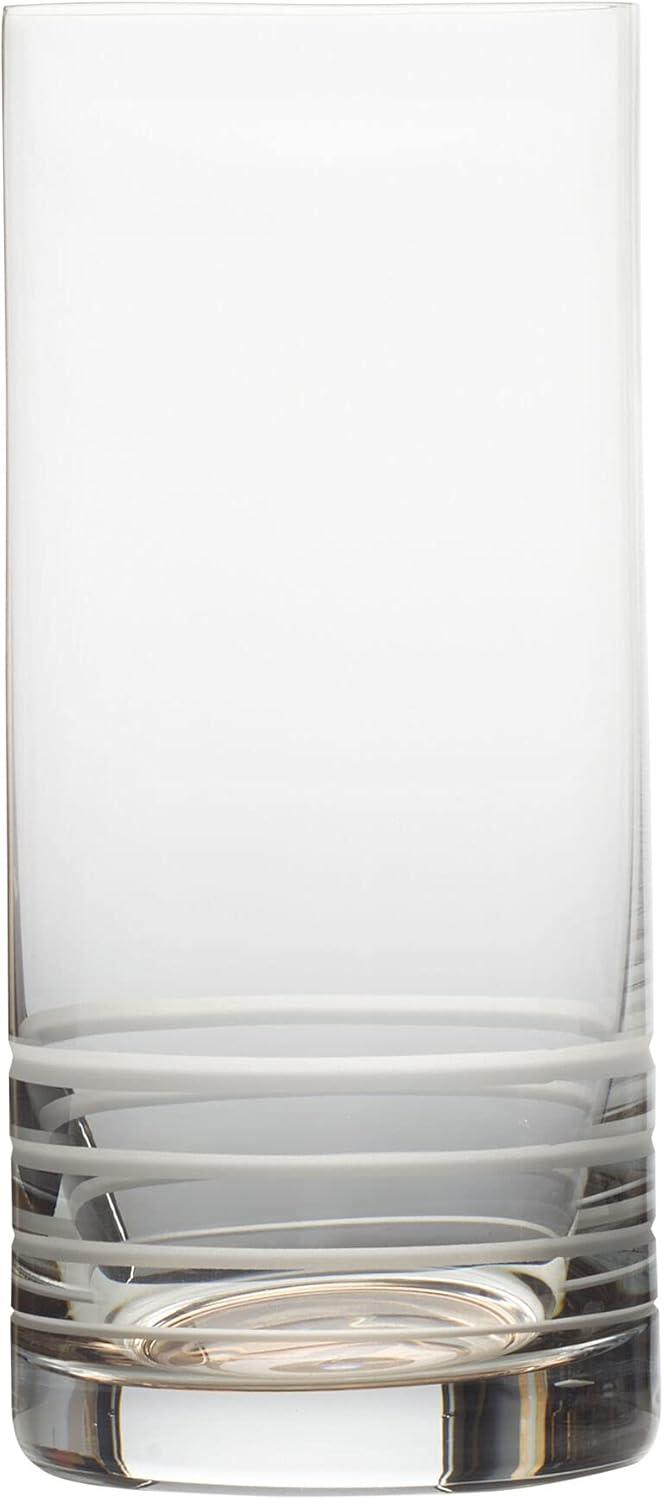 imageMikasa Cal Ombre Highball Tumbler Cups Set of 4 17Ounce GrayHighball