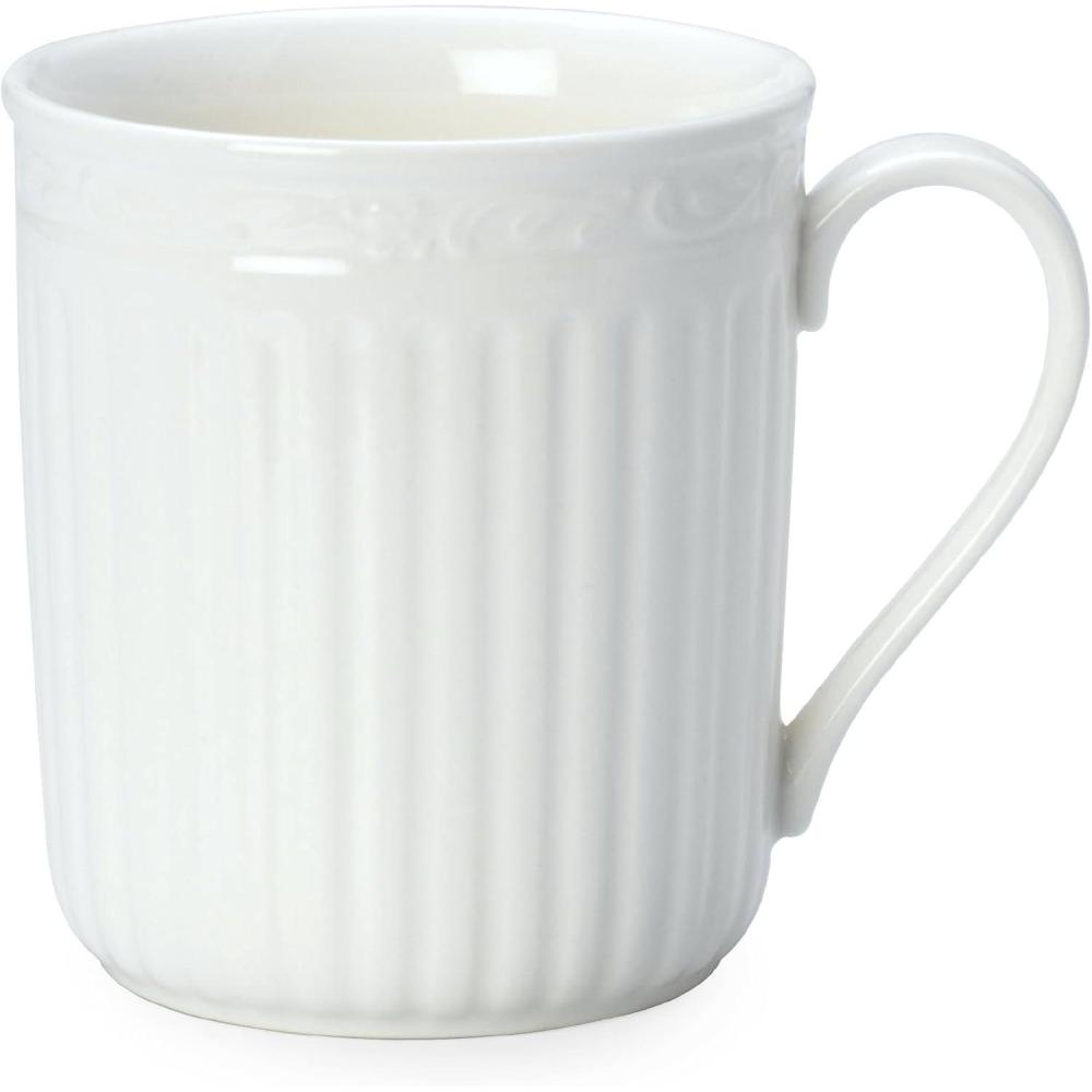 imageMikasa Italian Countryside Cappuccino Mug 135Ounce Single White  DD90081611 Ounces