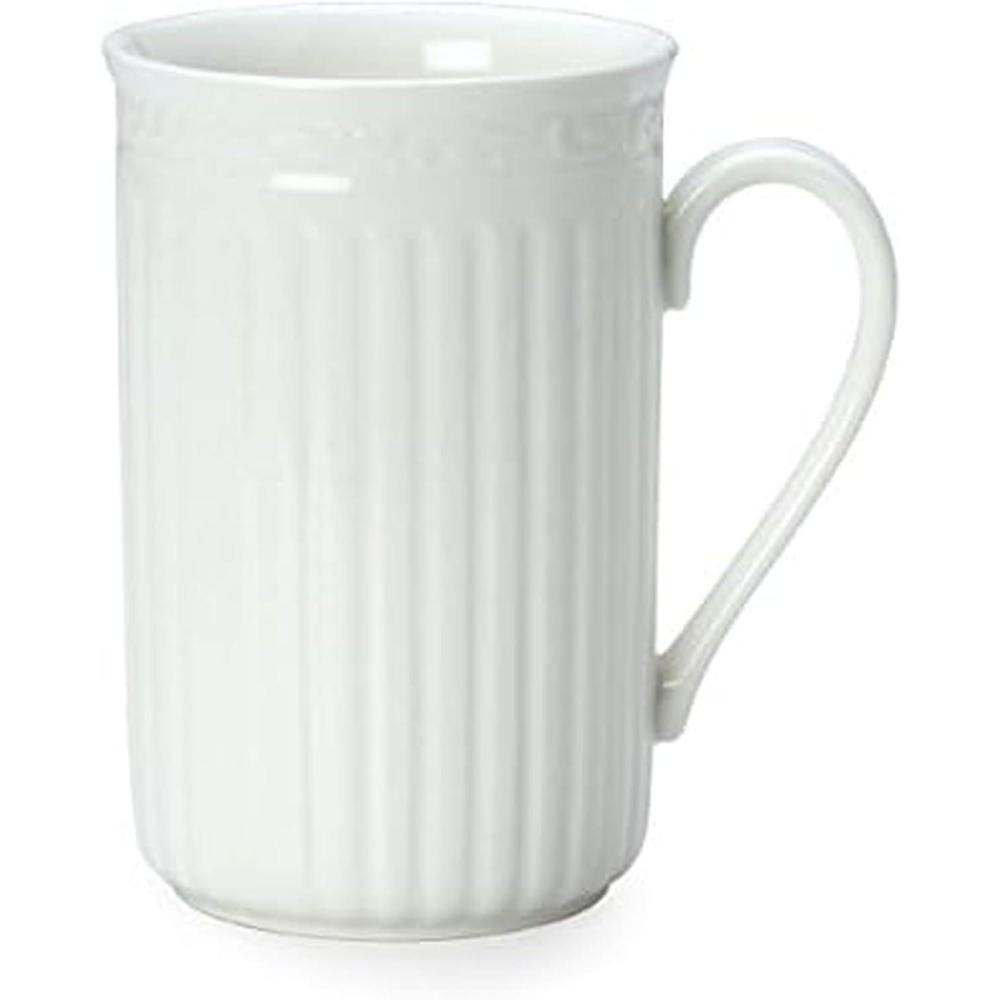 imageMikasa Italian Countryside Cappuccino Mug 135Ounce Single White  DD900816135 Ounces