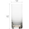 imageMikasa Cal Ombre Highball Tumbler Cups Set of 4 17Ounce GrayHighball