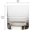 imageMikasa Cal Ombre Highball Tumbler Cups Set of 4 17Ounce GrayWhiskey