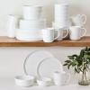 imageMikasa Samantha Bone China Lightweight Chip Resistant 40 Piece Dinnerware Set Service for 8Samantha