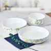 imageMikasa Tivoli Garden Bone China Lightweight Chip Resistant 9 Piece Dinnerware Bowl Set Service for 3Multicolor
