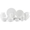 imageMikasa Samantha Bone China Lightweight Chip Resistant 40 Piece Dinnerware Set Service for 8Trellis