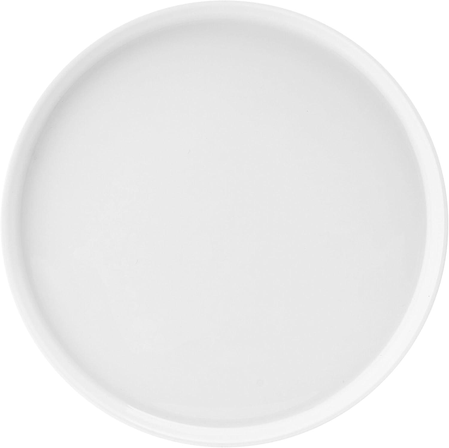 imageMikasa Rylee High Rim 12 Piece Bone China Durable Chip Resistant Lightweight Dinnerware Set Service for 4 White