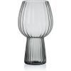 imageMikasa Phoebe Modern 19 Oz Optic Goblet Cups Tall Drinking Glasses Set of 4 GrayGray